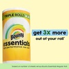 image:imageBounty Essentials SelectASize Paper Towels White 2 Triple Rolls  6 Regular Rolls Packaging May Vary2 Rolls  162 Sheets