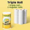 image:imageBounty Essentials SelectASize Paper Towels White 2 Triple Rolls  6 Regular Rolls Packaging May Vary2 Rolls  162 Sheets