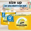 image:imageBounty Essentials SelectASize Paper Towels White 2 Triple Rolls  6 Regular Rolls Packaging May VaryOLD pack of 2