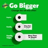 image:imageBounty QuickSize Paper Towels White 8 Family Triple Rolls  27 Regular Rolls12 Rolls 141 Sheets