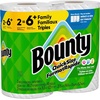 image:imageBounty QuickSize Paper Towels White 8 Family Triple Rolls  27 Regular Rolls2 Rolls 141 Sheets