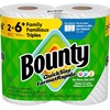image:imageBounty QuickSize Paper Towels White 8 Family Triple Rolls  27 Regular Rolls6 Rolls 141 Sheets