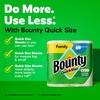 image:imageBounty QuickSize Paper Towels White 8 Family Triple Rolls  27 Regular Rolls8 Rolls 107 Sheets