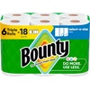 image:imageBounty SelectASize Paper Towels White 6 Triple Rolls  18 Regular Rolls 3 Packs of 2White