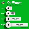 image:imageBounty SelectASize Paper Towels White 6 Triple Rolls  18 Regular Rolls 3 Packs of 2White