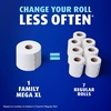 image:imageCharmin Ultra Soft Cushiony Touch Toilet Paper 24 Family Mega  123 Regular Rolls White12 Rolls 364 Sheets