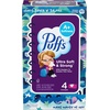 image:imagePuffs Facial Tissue Ultra Soft NonLotion 8 Rectangle Boxes 124 Facial Tissues per Box Allergies and Colds Packaging May Vary124 Count Pack of 4