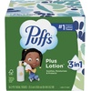 image:imagePuffs Facial Tissues Plus Lotion 10 Cube Boxes 56 Facial Tissues per Box Allergies and Colds Packaging May Vary Packaging May Vary56 Count Pack of 10