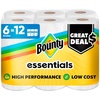 image:imageBounty Essentials SelectASize Paper Towels White 2 Triple Rolls  6 Regular Rolls Packaging May Vary6 Rolls 108 Sheets