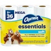 image:imageCharmin Essentials Soft Toilet Paper 9 Mega Rolls  36 Regular Rolls9 rolls 330 sheets