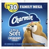 image:imageCharmin Ultra Soft Cushiony Touch Toilet Paper 24 Family Mega  123 Regular Rolls WhiteMega