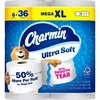 image:imageCharmin Ultra Soft Toilet Paper 12 Mega Rolls  24 Regular Rolls 2ply Bath Tissue2016 sheet Pack of 1