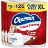image:imageCharmin Ultra Strong Clean Touch Toilet Paper 24 Family Mega Rolls  120 Regular Rolls18 Rolls 385 Sheets