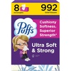 image:imagePuffs Facial Tissue Ultra Soft NonLotion 8 Rectangle Boxes 124 Facial Tissues per Box Allergies and Colds Packaging May Vary124 Count Pack of 8