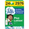 image:imagePuffs Facial Tissues Plus Lotion 8 Family Rectangle Boxes 124 Facial Tissues per Box Allergies and Colds Packaging May Vary124 Count Pack of 24