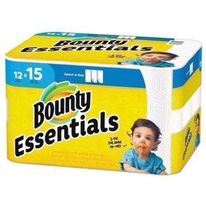 image:imageBounty Essentials SelectASize Paper Towels White 2 Triple Rolls  6 Regular Rolls Packaging May Vary78 Count Pack of 12