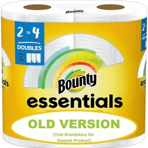 image:imageBounty Essentials SelectASize Paper Towels White 2 Triple Rolls  6 Regular Rolls Packaging May VaryOLD pack of 2