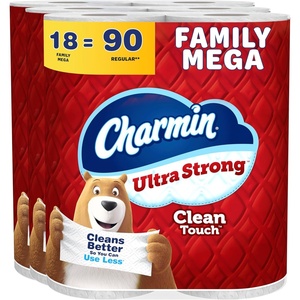 image:imageCharmin Ultra Strong Clean Touch Toilet Paper 24 Family Mega Rolls  120 Regular Rolls18 Rolls 275 Sheets
