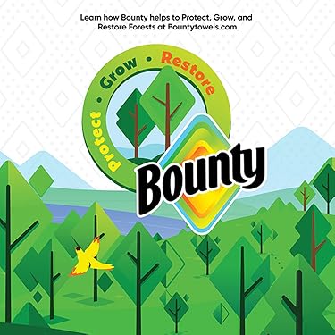 Bounty | The Quicker Picker Upper Paper Towels,Clean Smarte