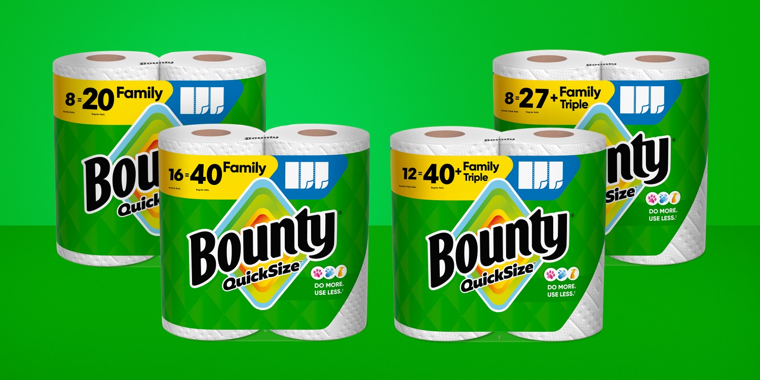Bounty | The Quicker Picker Upper Paper Towels,Clean Smarte